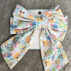 Colorful Cartoon Print Hair Bow for Kids